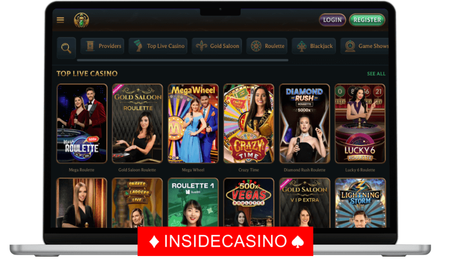 top live casino games at talismania